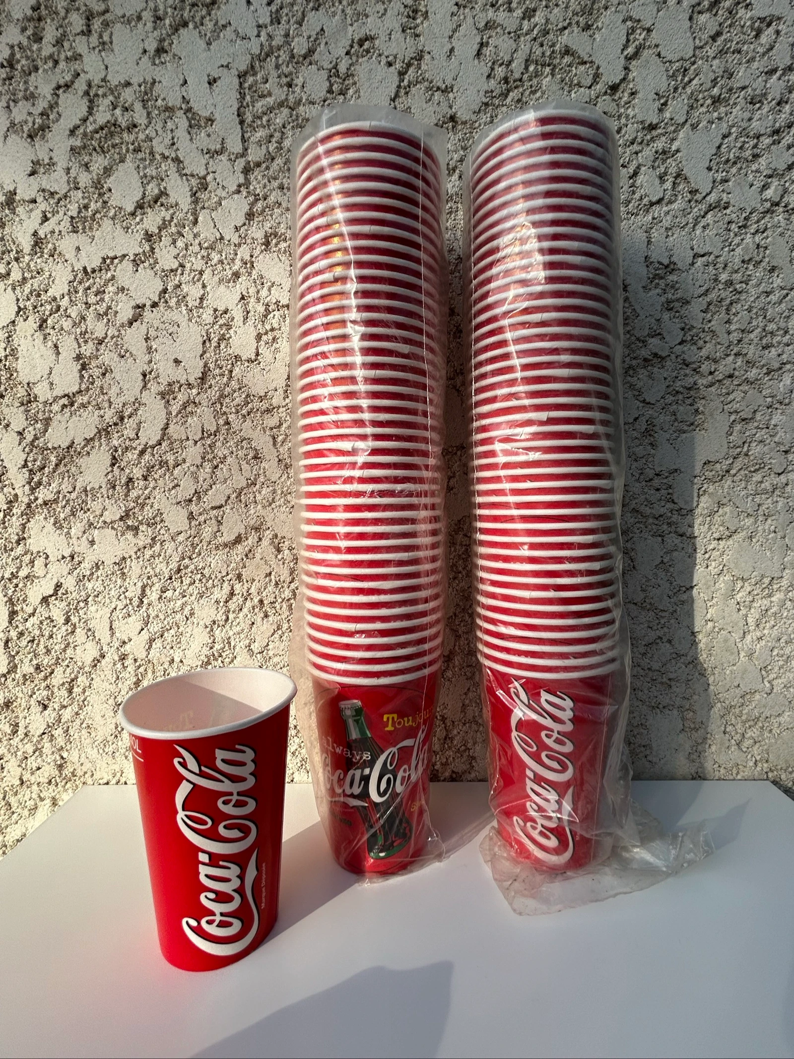 Lote de 80 vasos de cartón Coca-Cola – photo 2